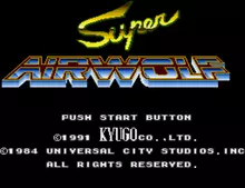 Image n° 1 - screenshots  : Super Airwolf